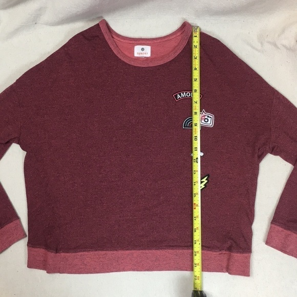 Sundry Amour patch Open Back Top - Picture 6 of 8